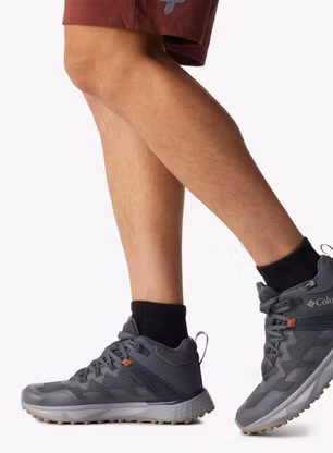 Turistické topánky Columbia Facet 75 Mid Outdry - graphite/canvas tan