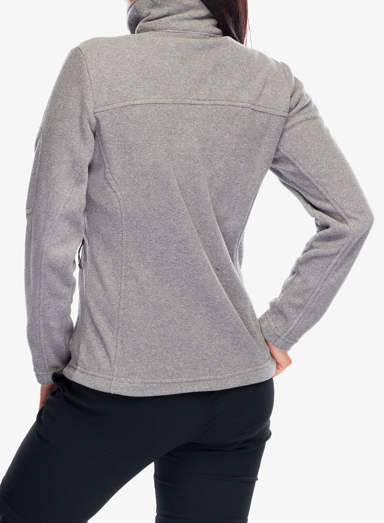 Flísová mikina dámska Columbia Fast Trek II Jacket - city grey heather/city grey