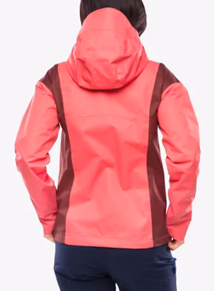 Nepremokavá bunda dámska Columbia Hikebound Jacket - juicy/spice