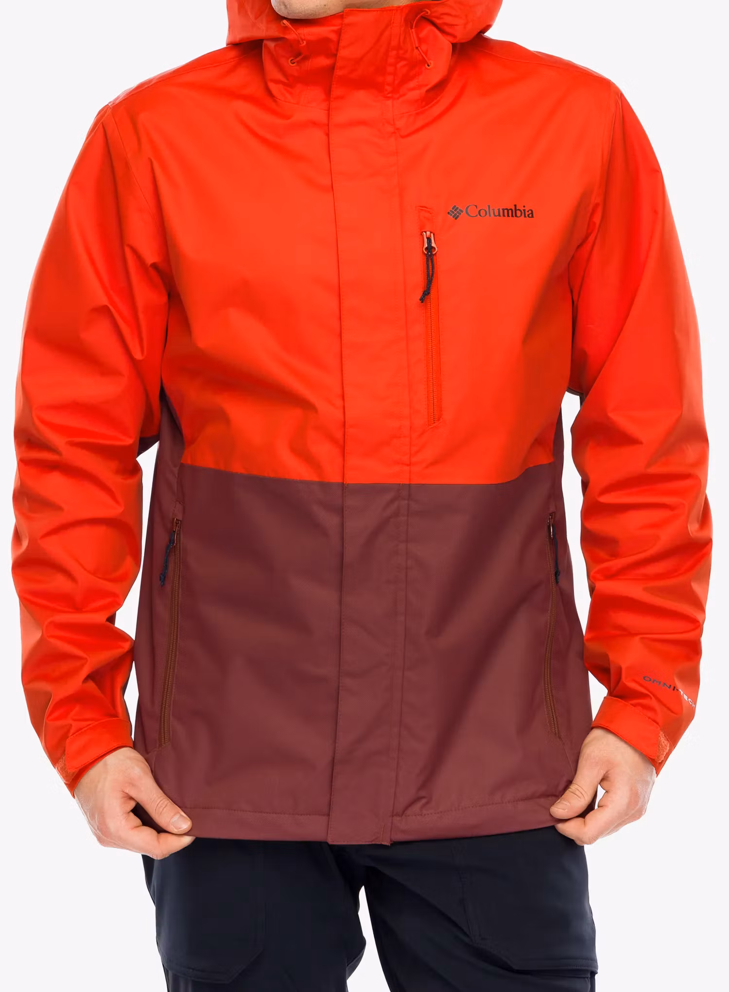 Bunda do dažďa Columbia Hikebound Jacket - spicy/spice