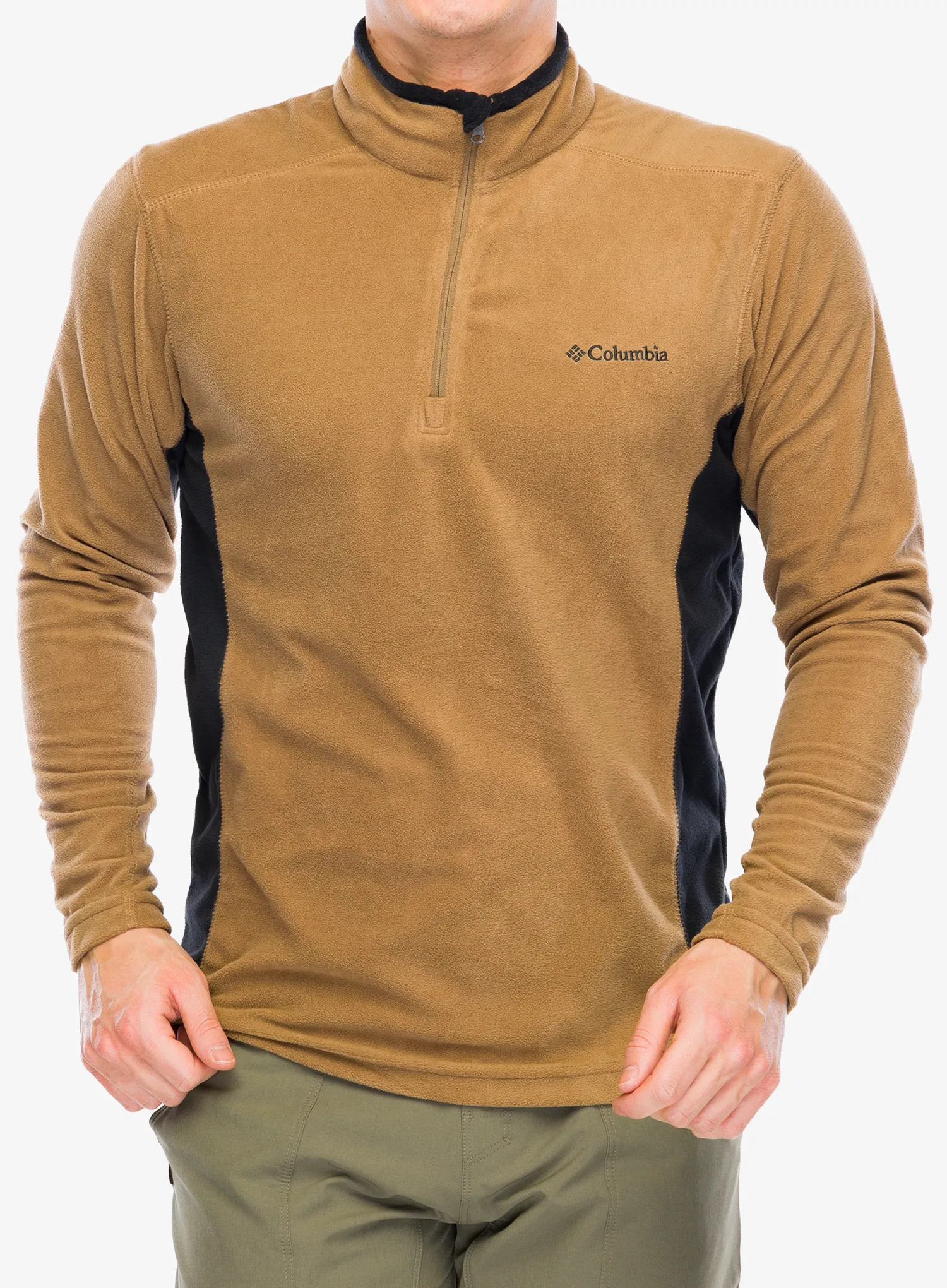 Mikina na zips Columbia Klamath Range II Half Zip - delta/black