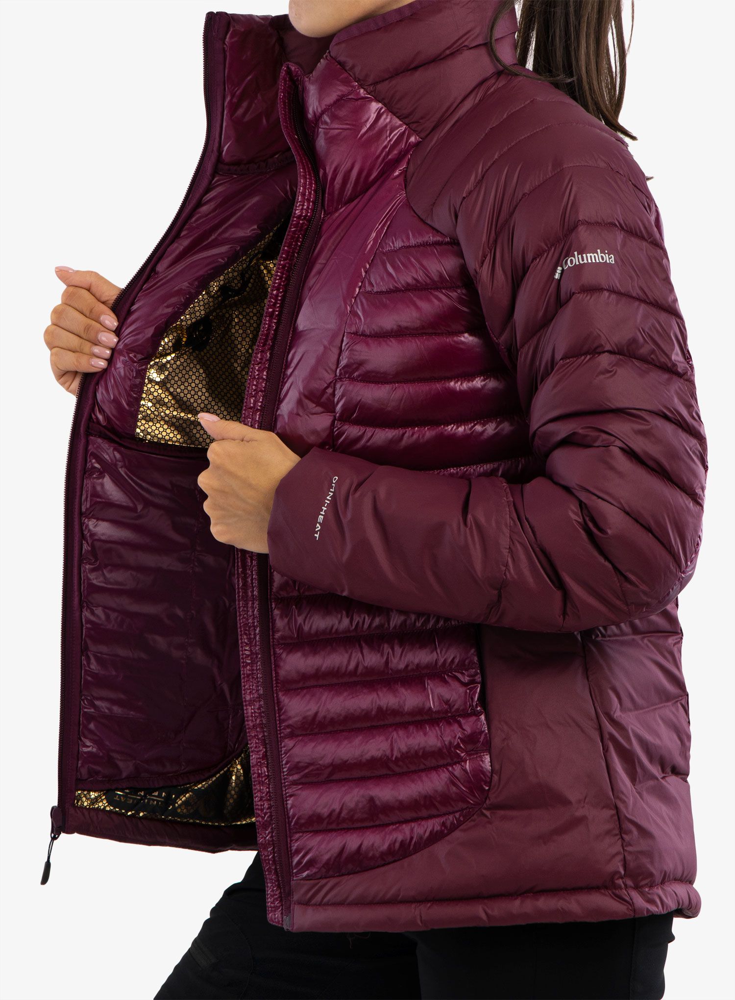 Bunda dámska Columbia Labyrinth Loop Jacket - marionberry