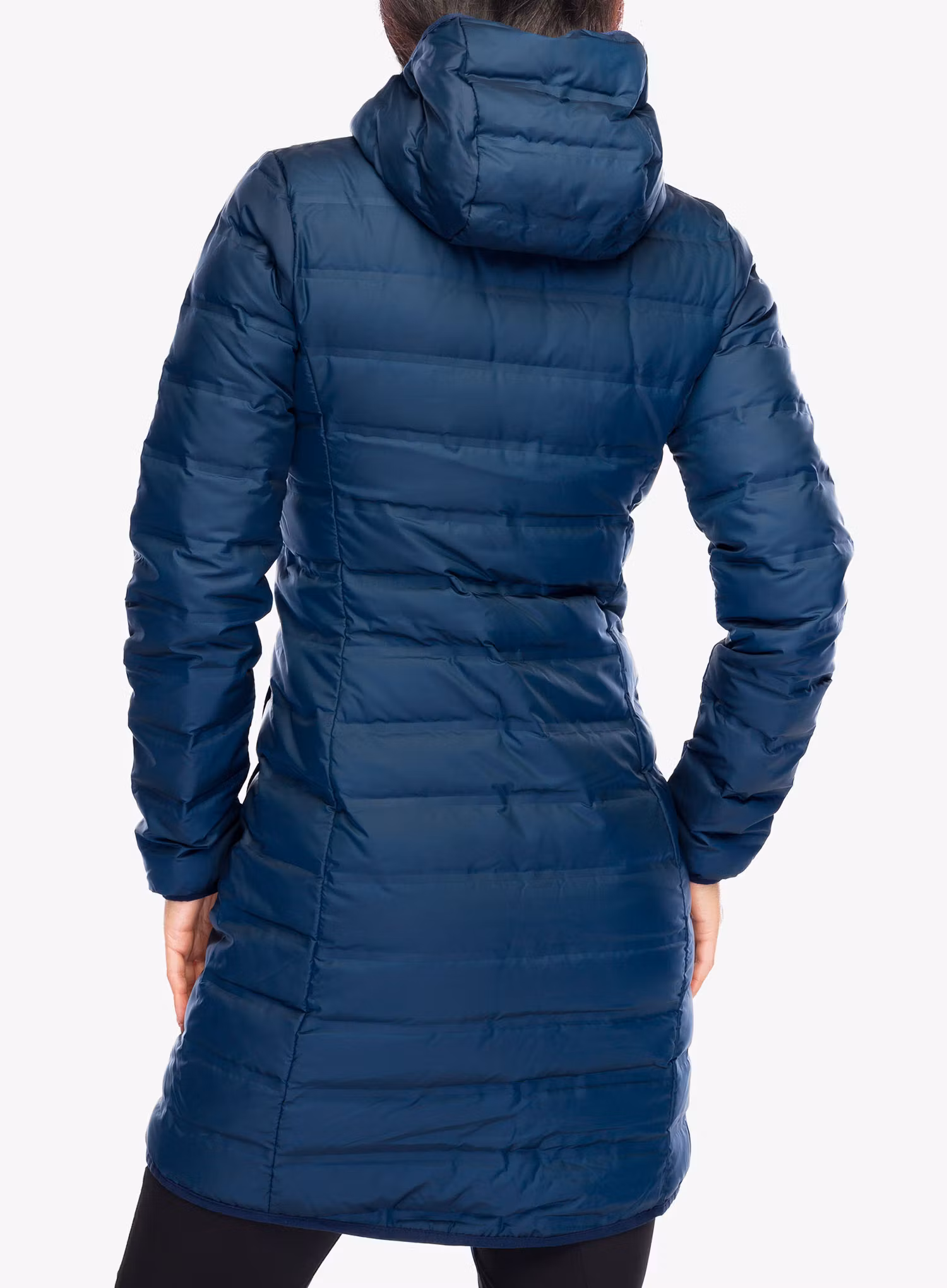 Dámsky páperový kabát Columbia Lake 22  II Down Long Hooded Jacket - collegiate navy