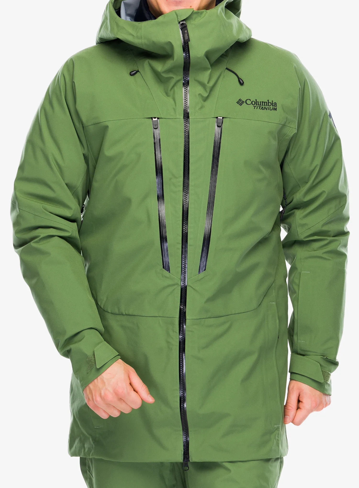 Lyžiarska bunda Columbia Platinum Peak II 3L Shell - canteen