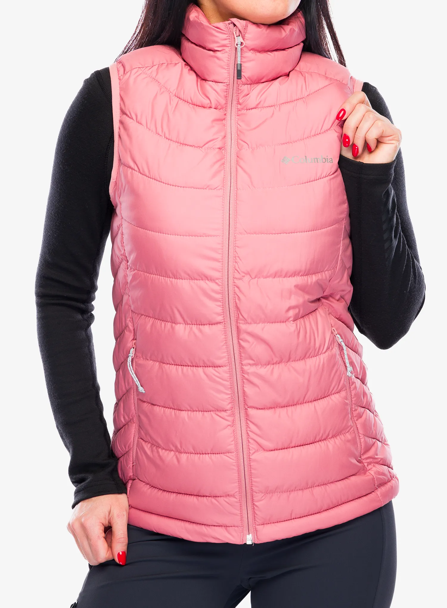 Dámska vesta Columbia Powder Lite II Vest - pink agave