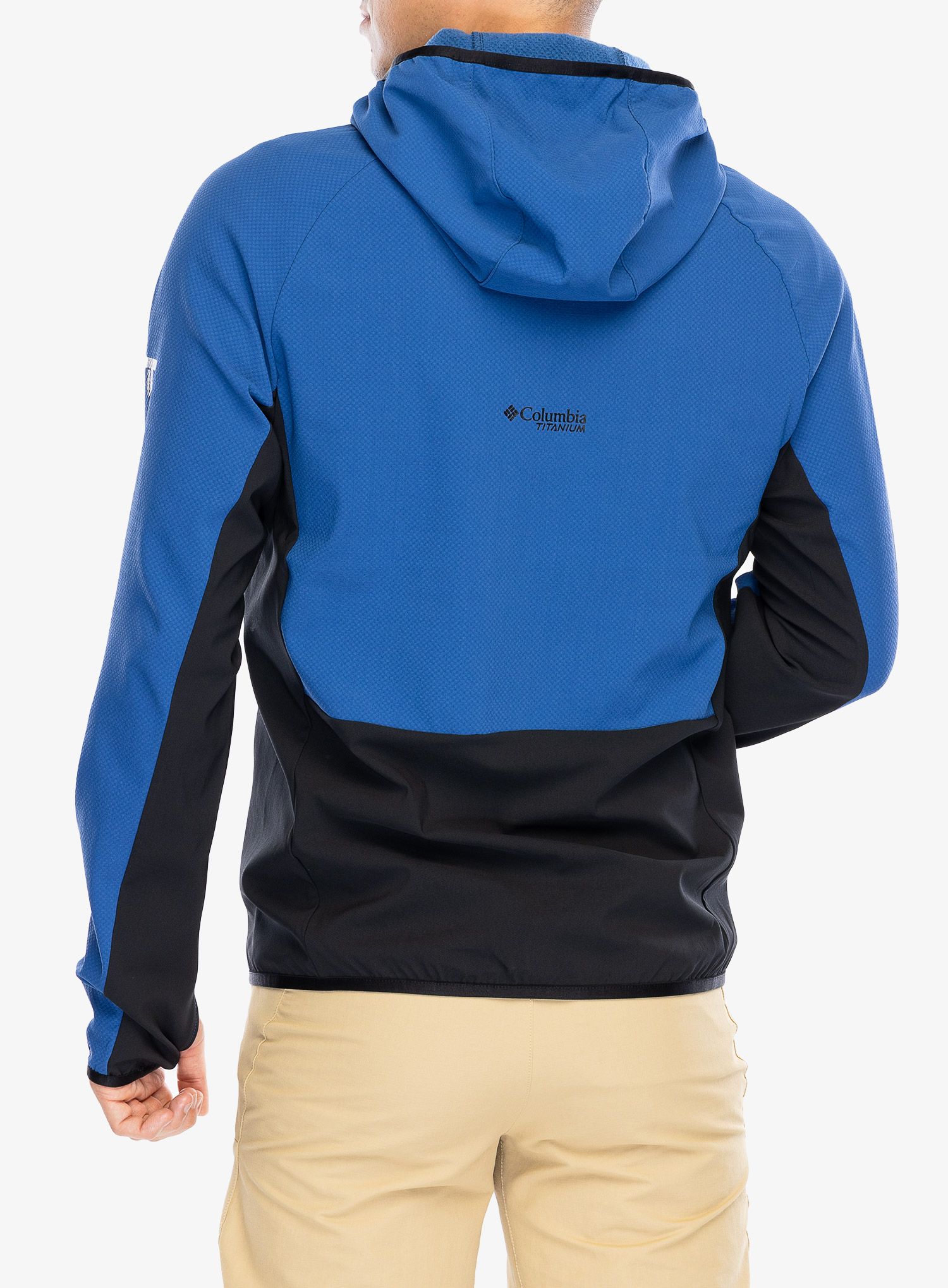 Mikina s kapucňou Columbia Spectre Ridge Tech Fleece Hooded FZ II - mountain blue/black