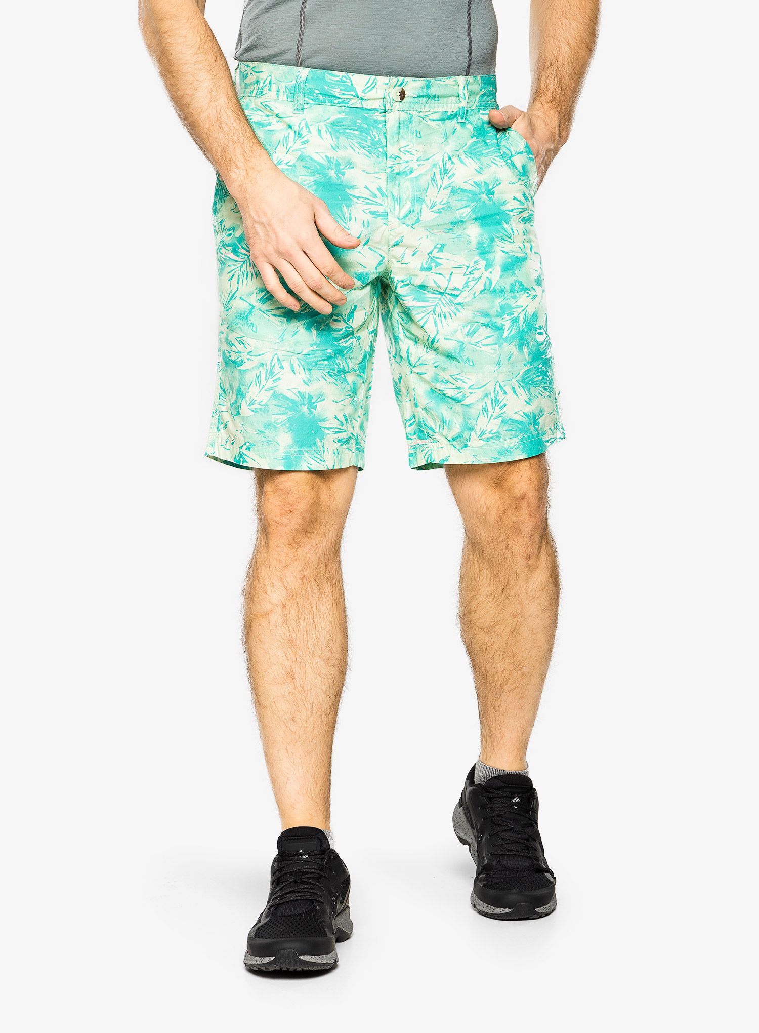 Turistické kraťasy Columbia Washed Out Printed Short - ice green sketchy paradise