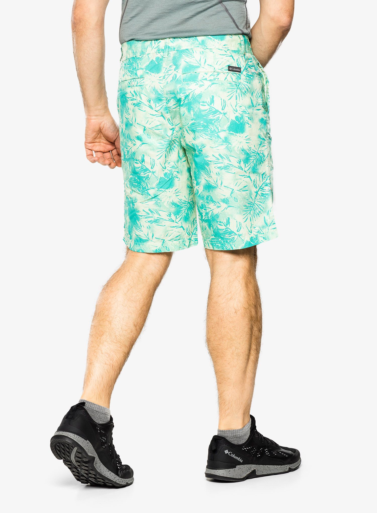 Turistické kraťasy Columbia Washed Out Printed Short - ice green sketchy paradise
