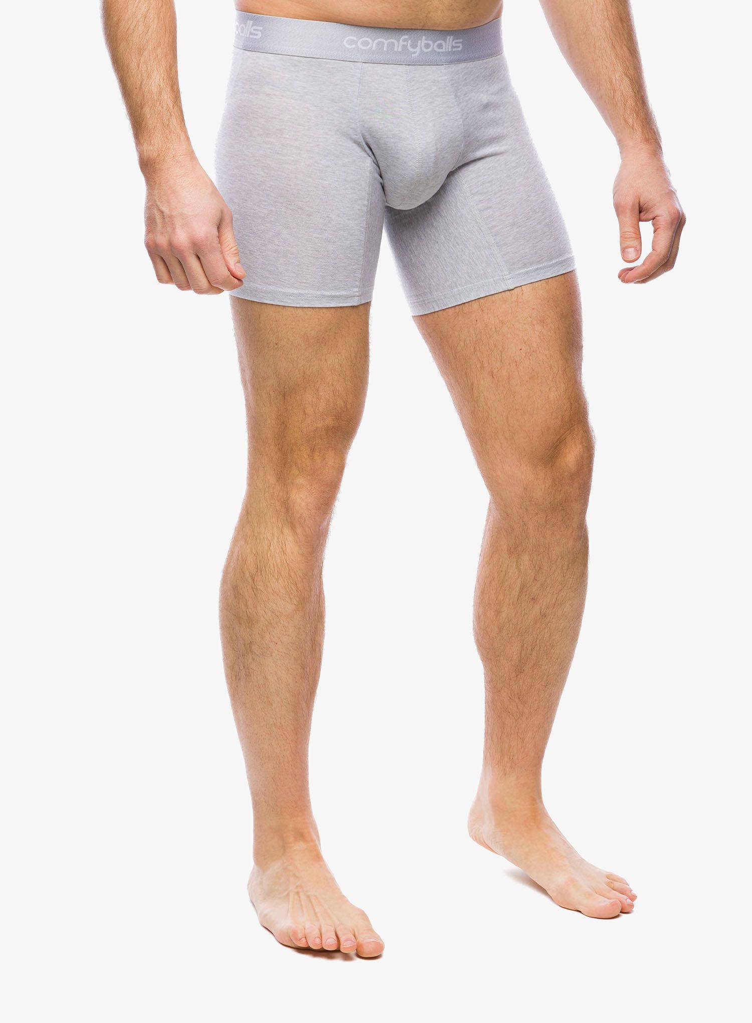 Boxerky Comfyballs Comfycel Long - grey melange