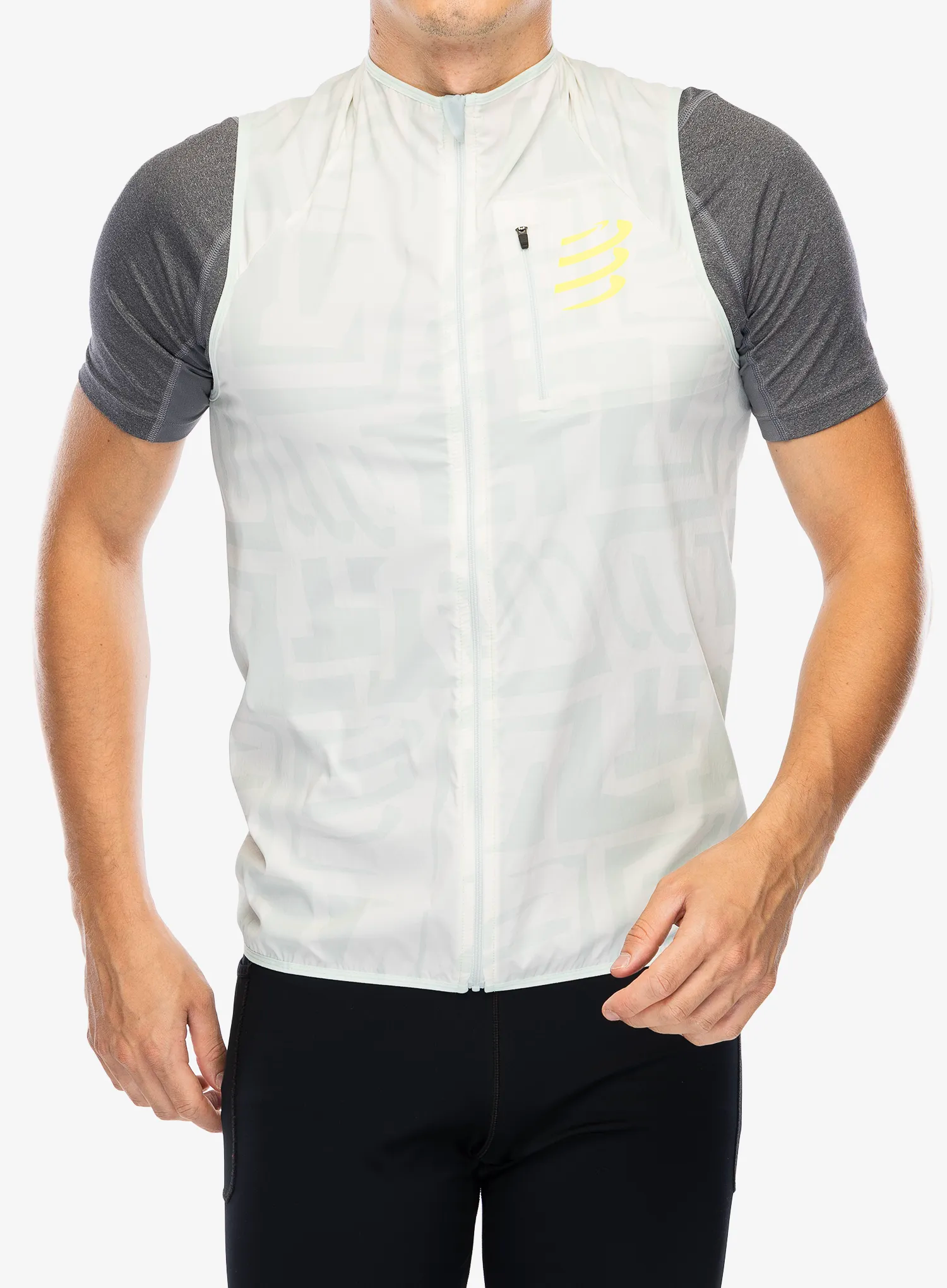 Vesta Compressport Hurricane Windproof Vest M - sugar/ice print