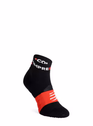 Bežecké ponožky Compressport Ultra Trail Socks v2.0 Low - black/red