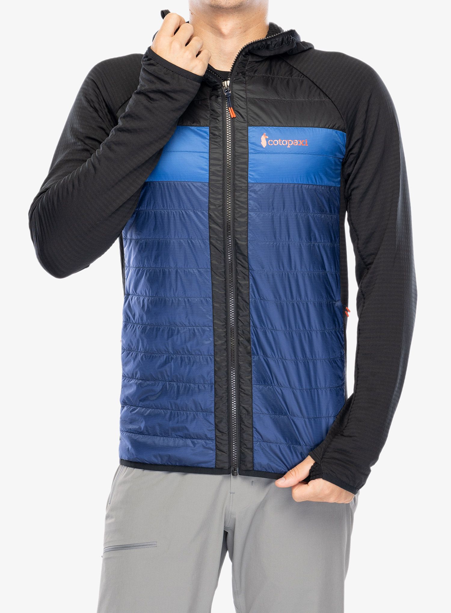 Hybridná bunda Cotopaxi Capa Hybrid Insulated Hooded Jacket - black/maritime