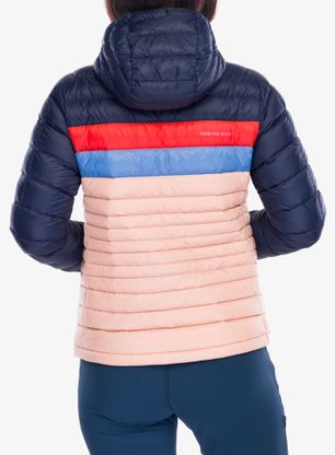 Bunda páperová dámska Cotopaxi Fuego Down Hooded Jacket - ink/rosewood