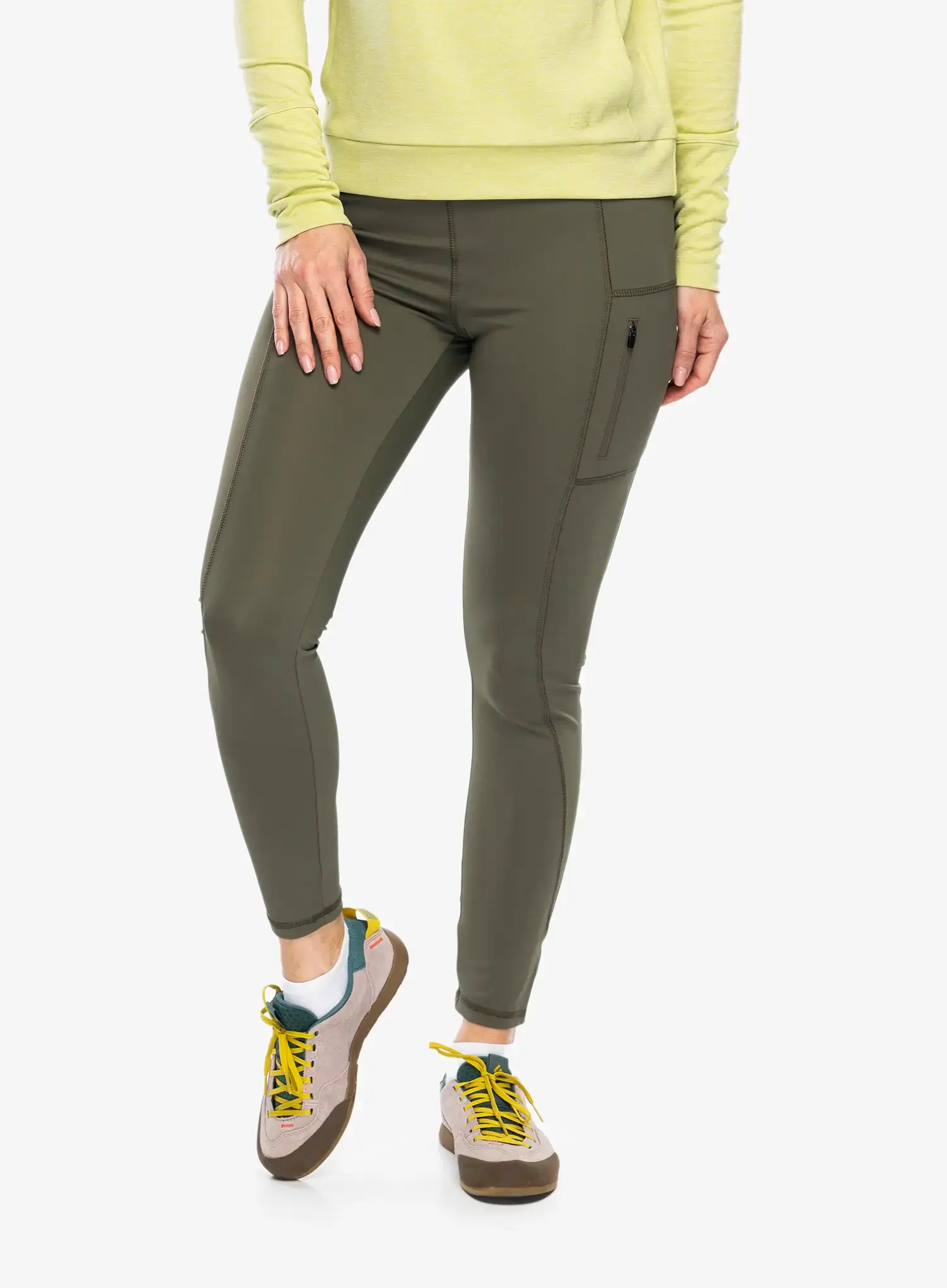 Dámske legíny Craghoppers NosiLife Adeena Legging - wild olive