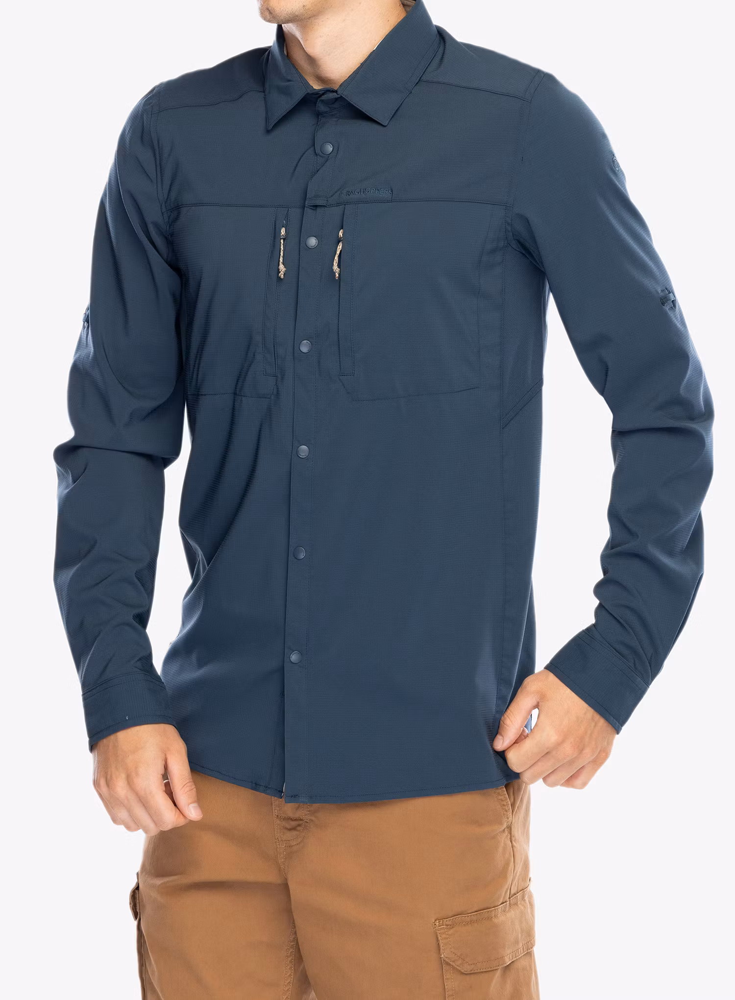 Košeľa Craghoppers NosiLife Pro LS Shirt V - blue stone