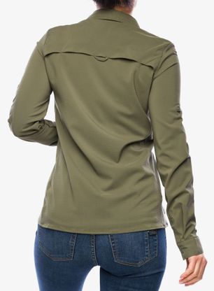 Košeľa dámska Craghoppers NosiLife Pro LS Shirt V - wild olive