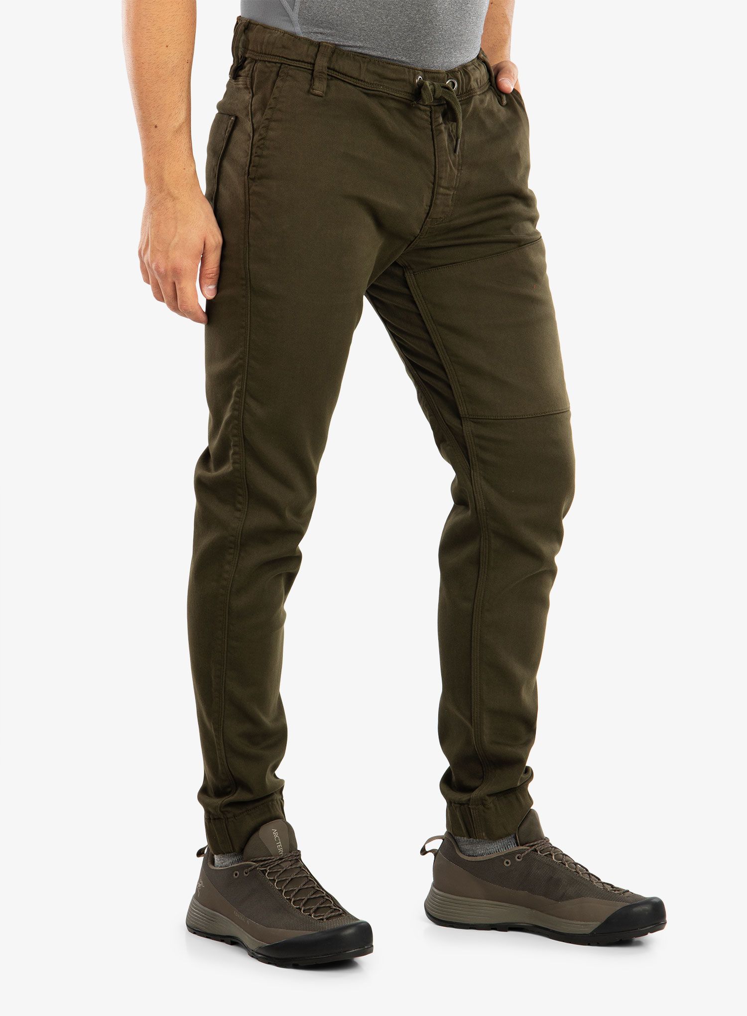 Nohavice Duer No Sweat Jogger - army green