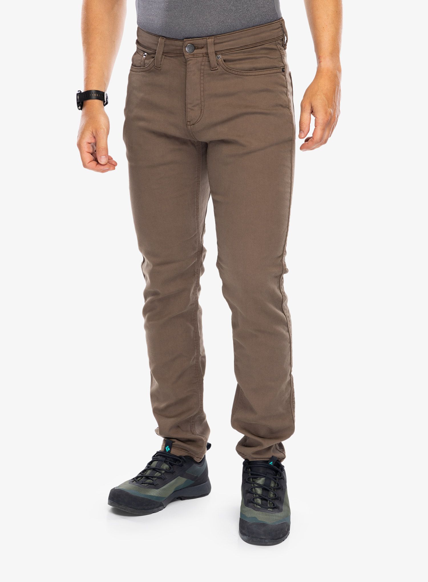 Nohavice DUER No Sweat Slim - timber