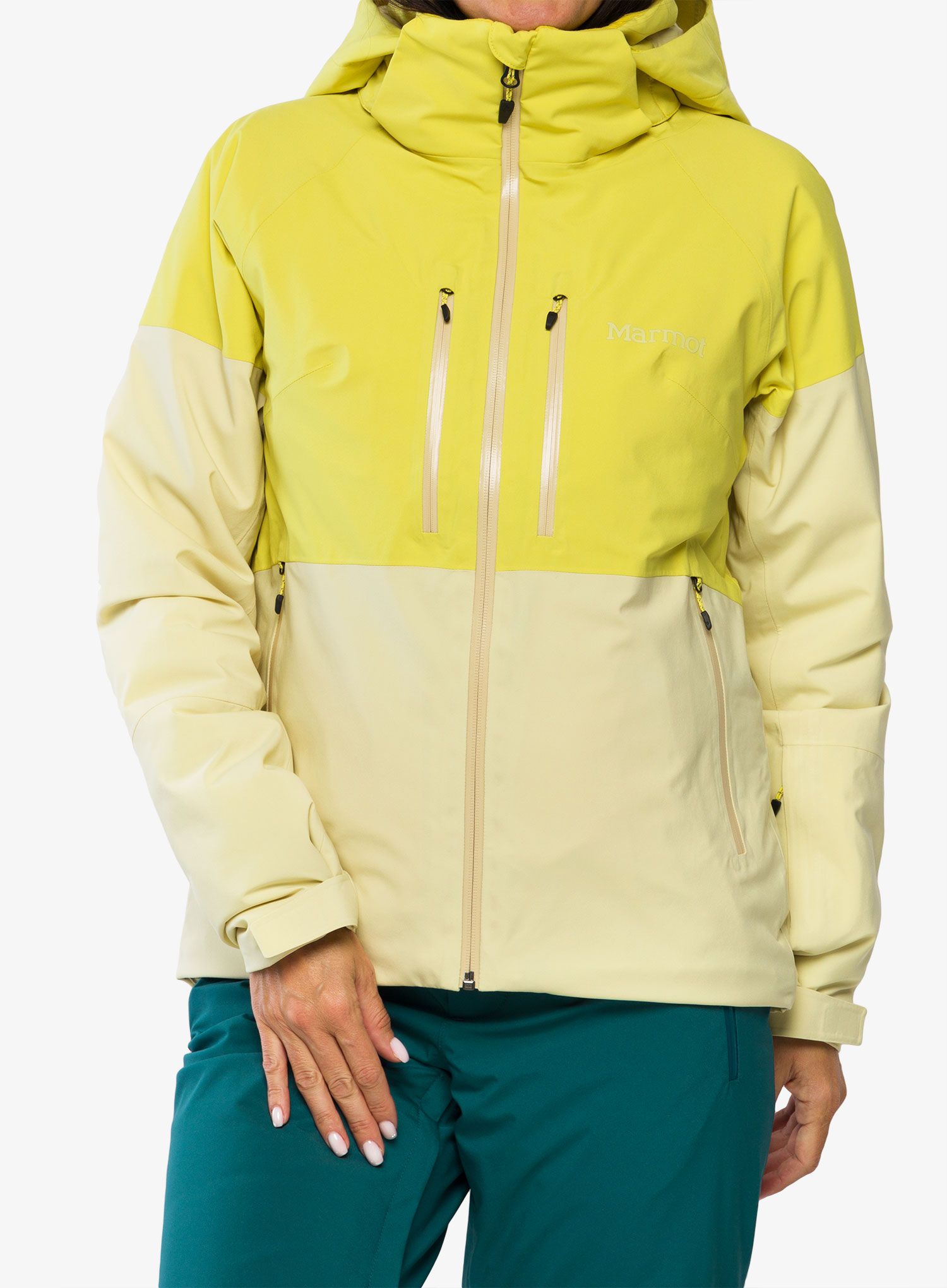 Lyžiarska bunda dámska Marmot Pace Jacket - limelight/wheat