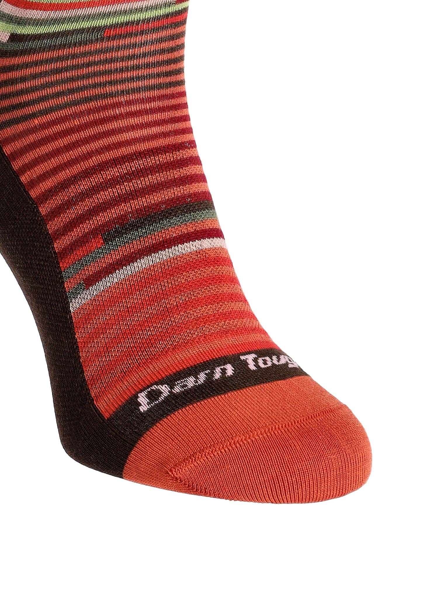 Ponožky dámske Darn Tough Pixie Crew Lightweight - tomato