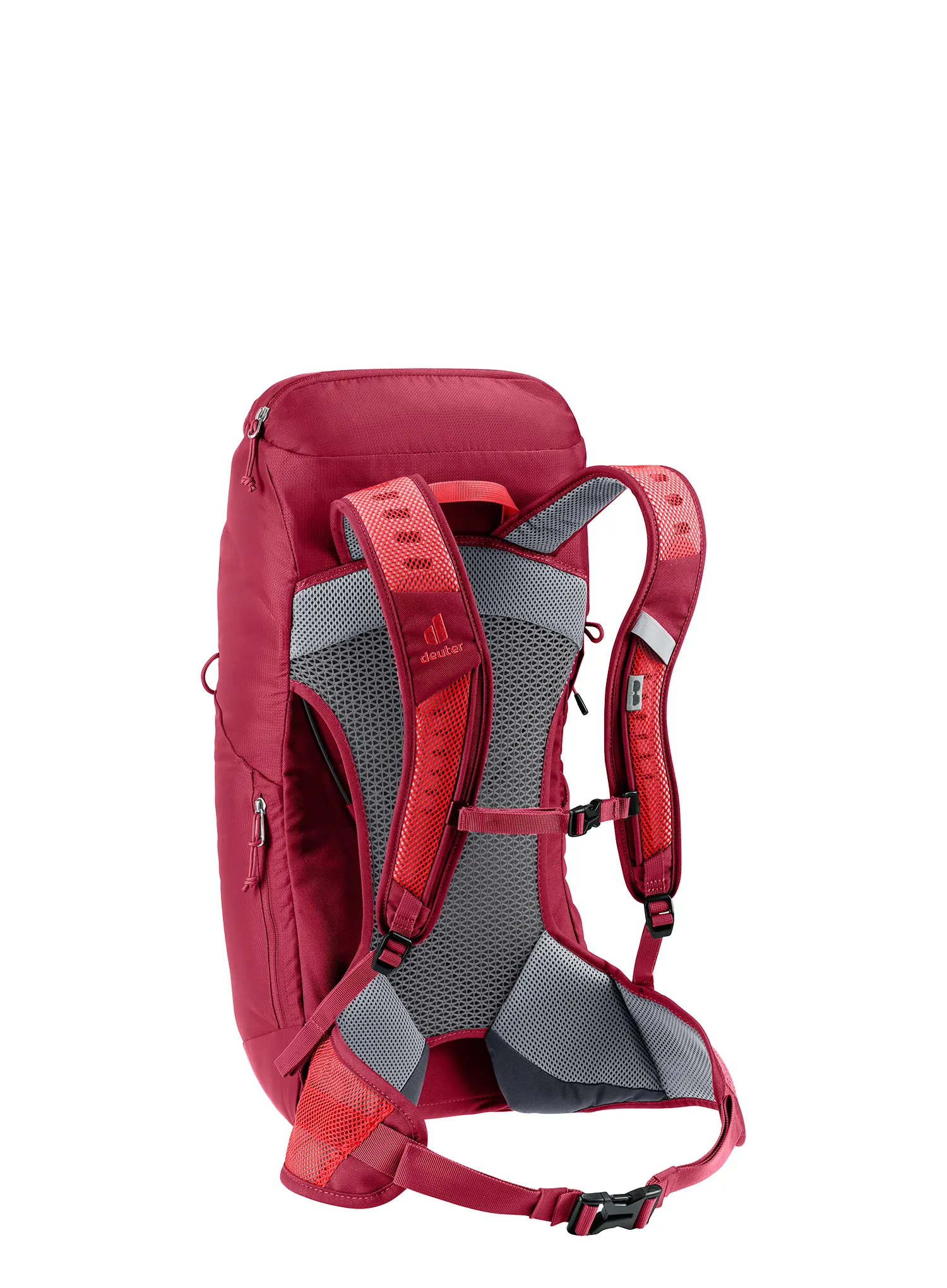 Batoh s dištančnou sieťkou Deuter AC Lite 24 - cherry/masala