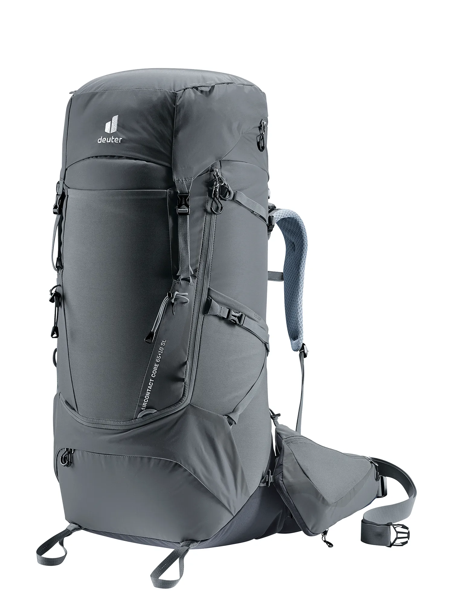 Dámsky trekingový batoh Deuter Aircontact 65 + 10 SL - graphite/black