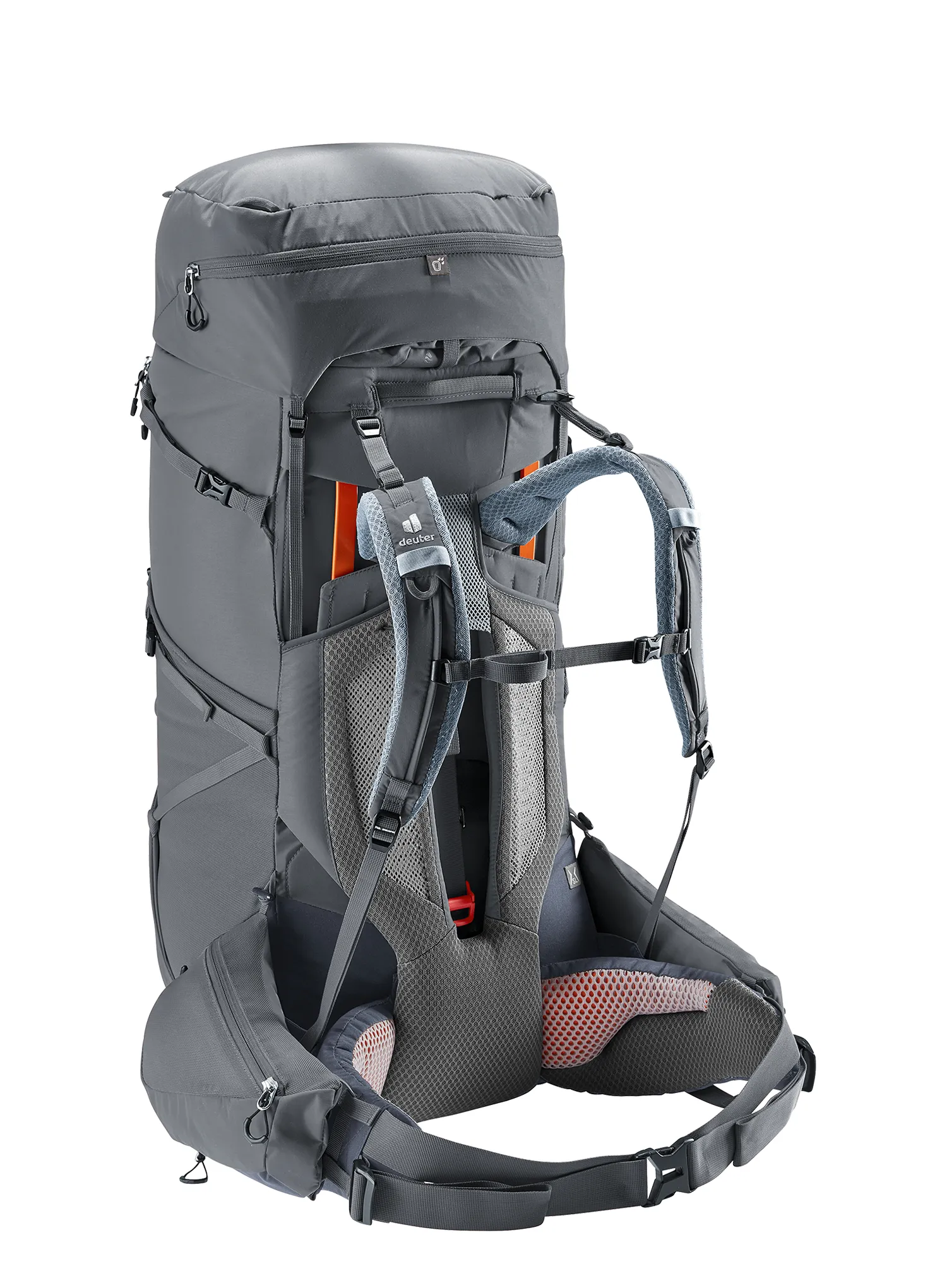 Dámsky trekingový batoh Deuter Aircontact 65 + 10 SL - graphite/black