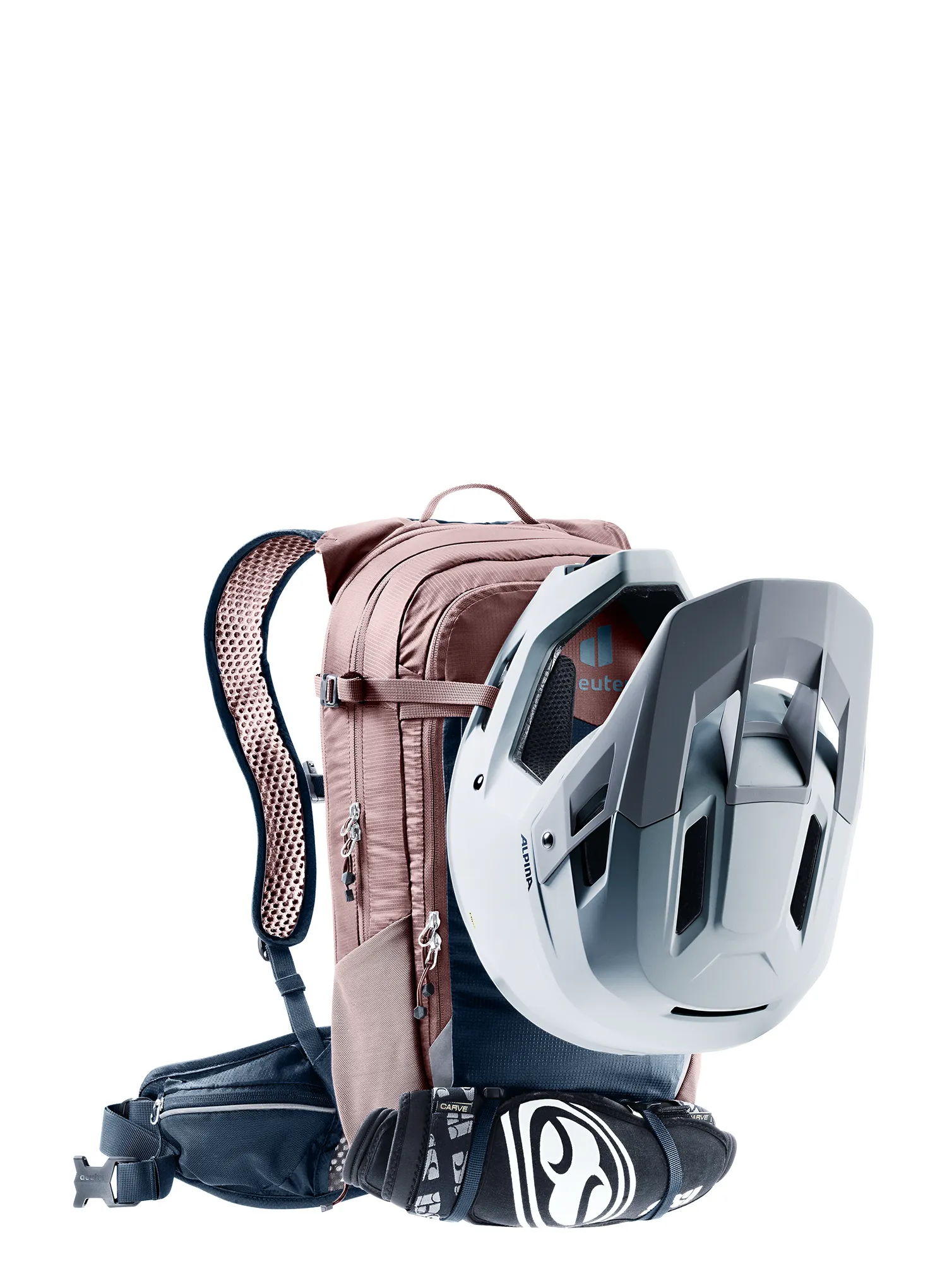 Cyklistický batoh Deuter Compact 14+3 - ink/ashrose