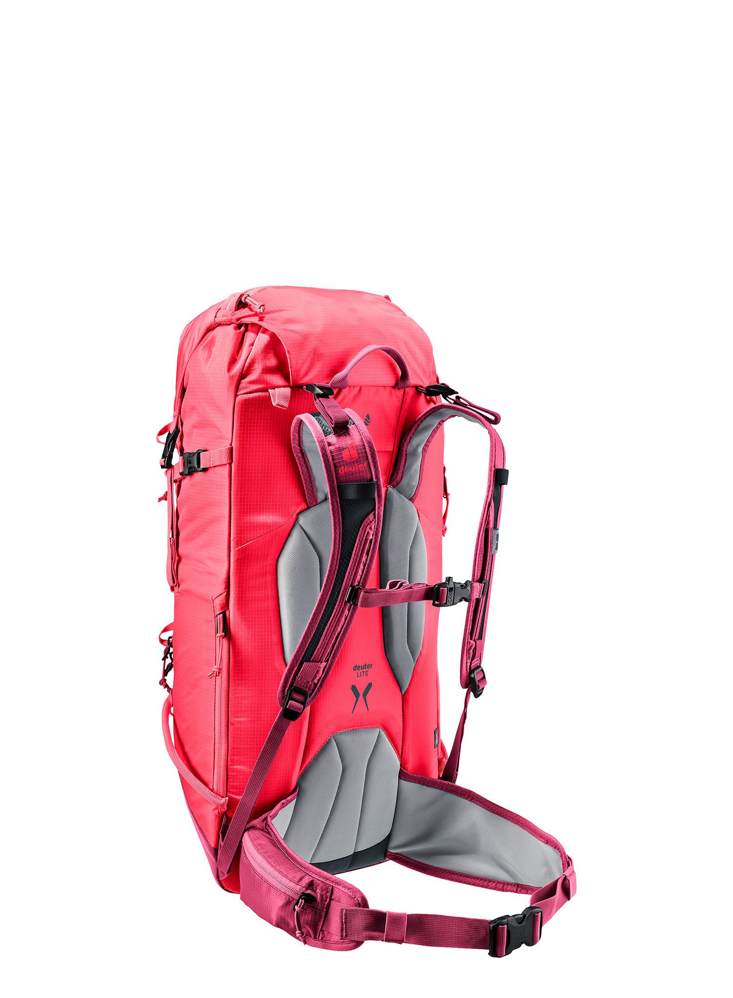 Skialpinistický batoh Deuter Freescape Lite 24 SL - hibiscus/ruby