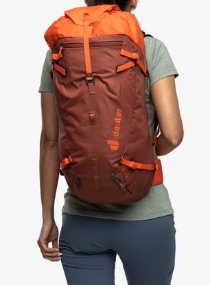 Horský batoh Deuter Guide 30 - redwood/papaya