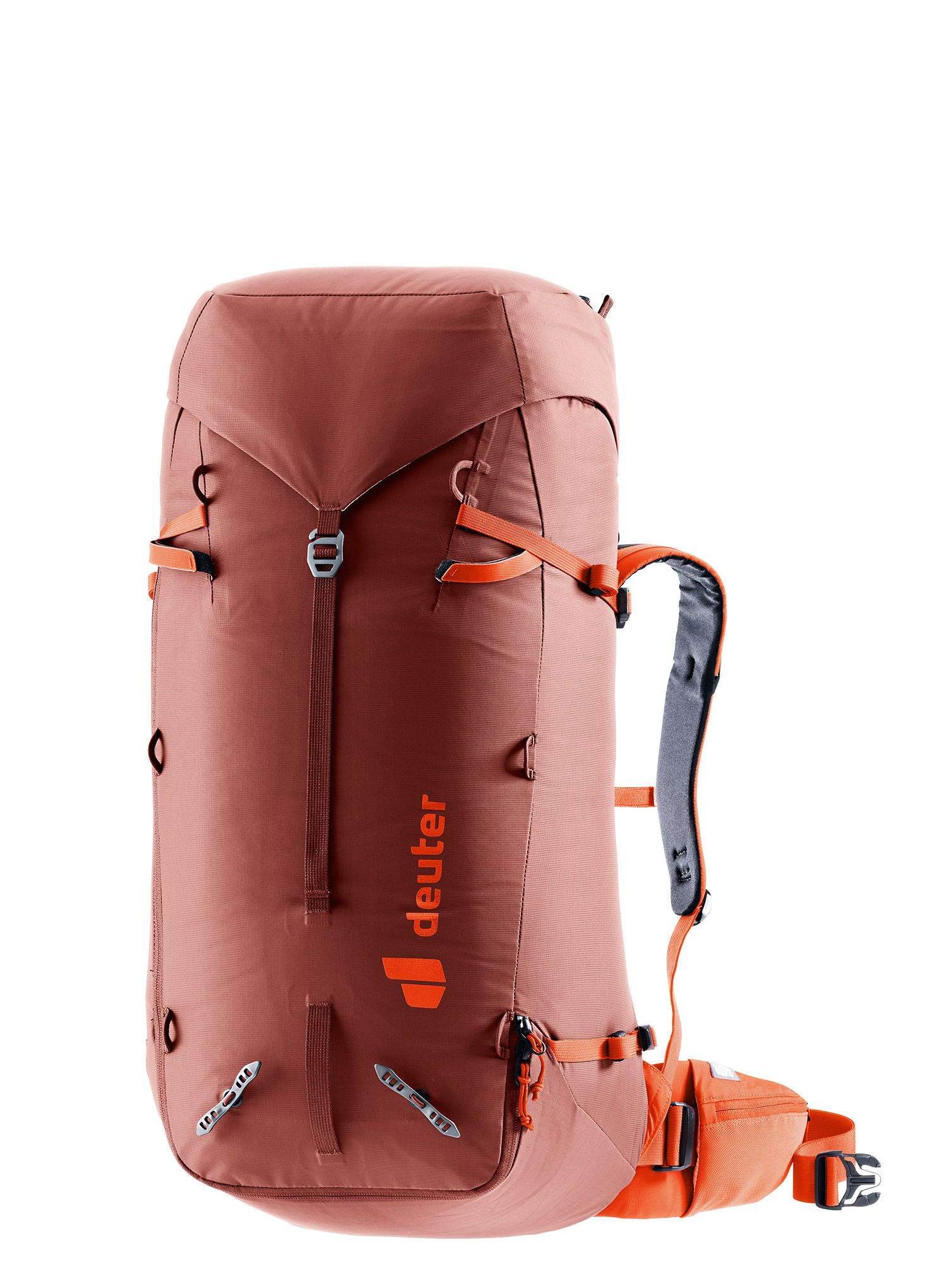Horský batoh Deuter Guide 44+ - redwood/papaya