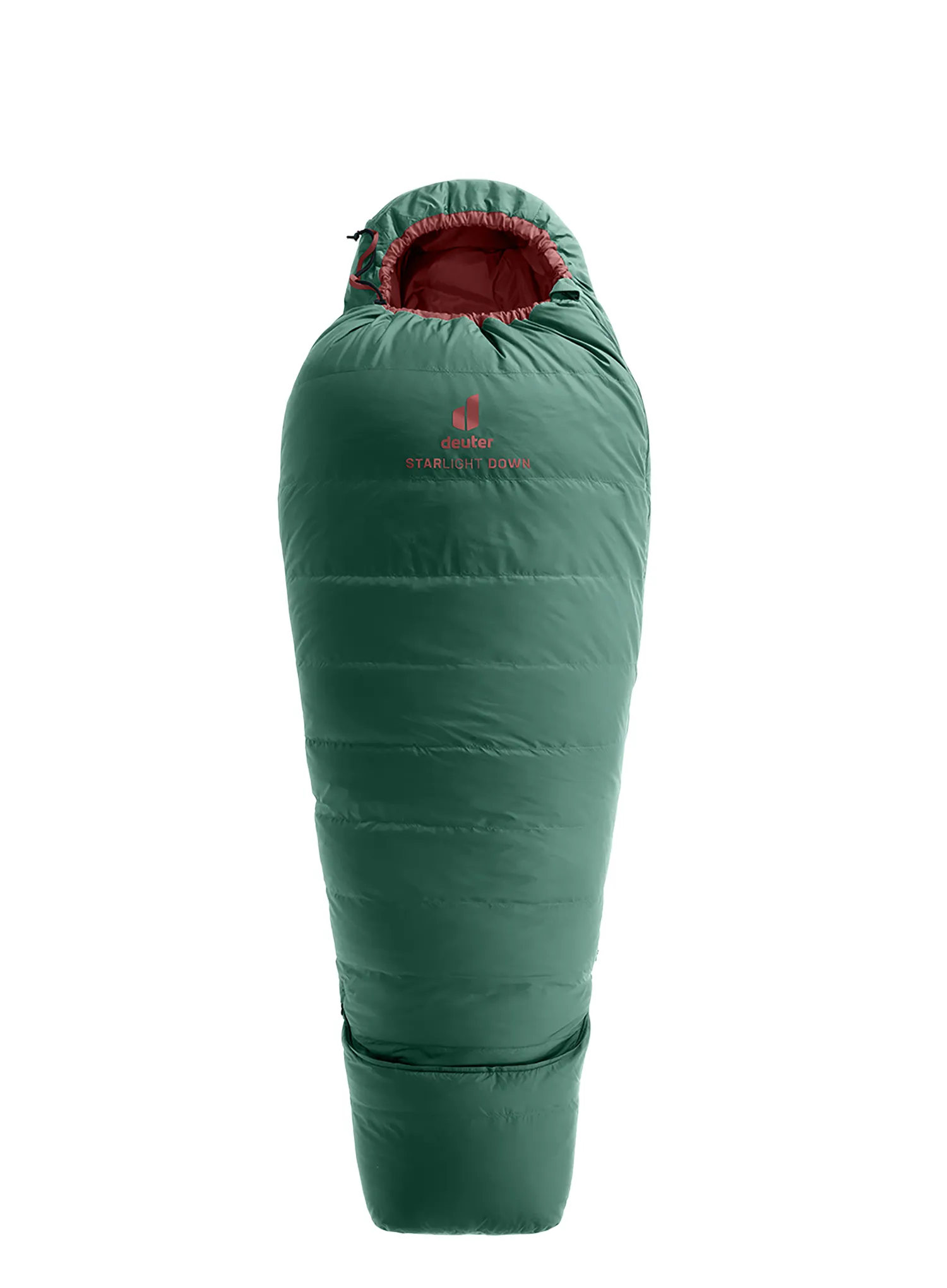 Detský spací vak Deuter Starlight Down (130–170 cm) - seagreen/redwood