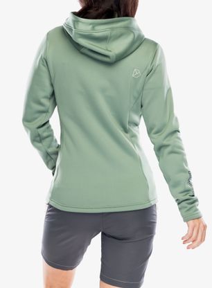 Mikina na zips dámska Didriksons Anneli Full Zip 2 - light moss
