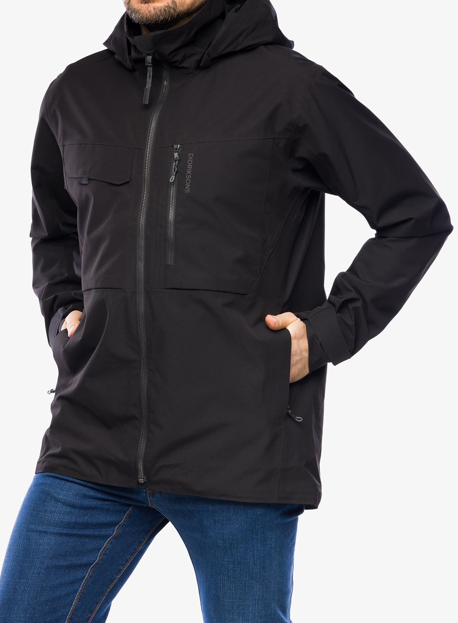 Bunda do dažďa Didriksons Aston Jacket 5 - black