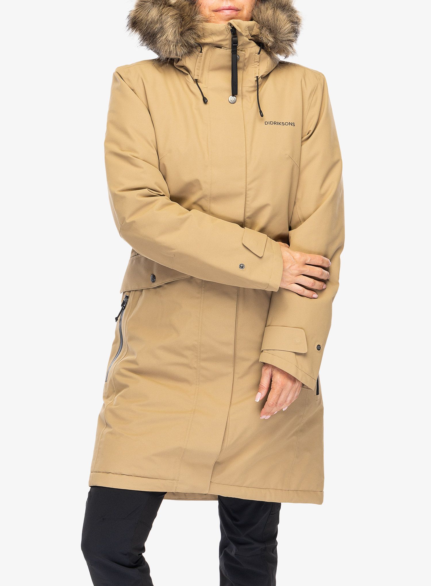 Zateplená bunda dámska Didriksons Erika Parka 3 - wood