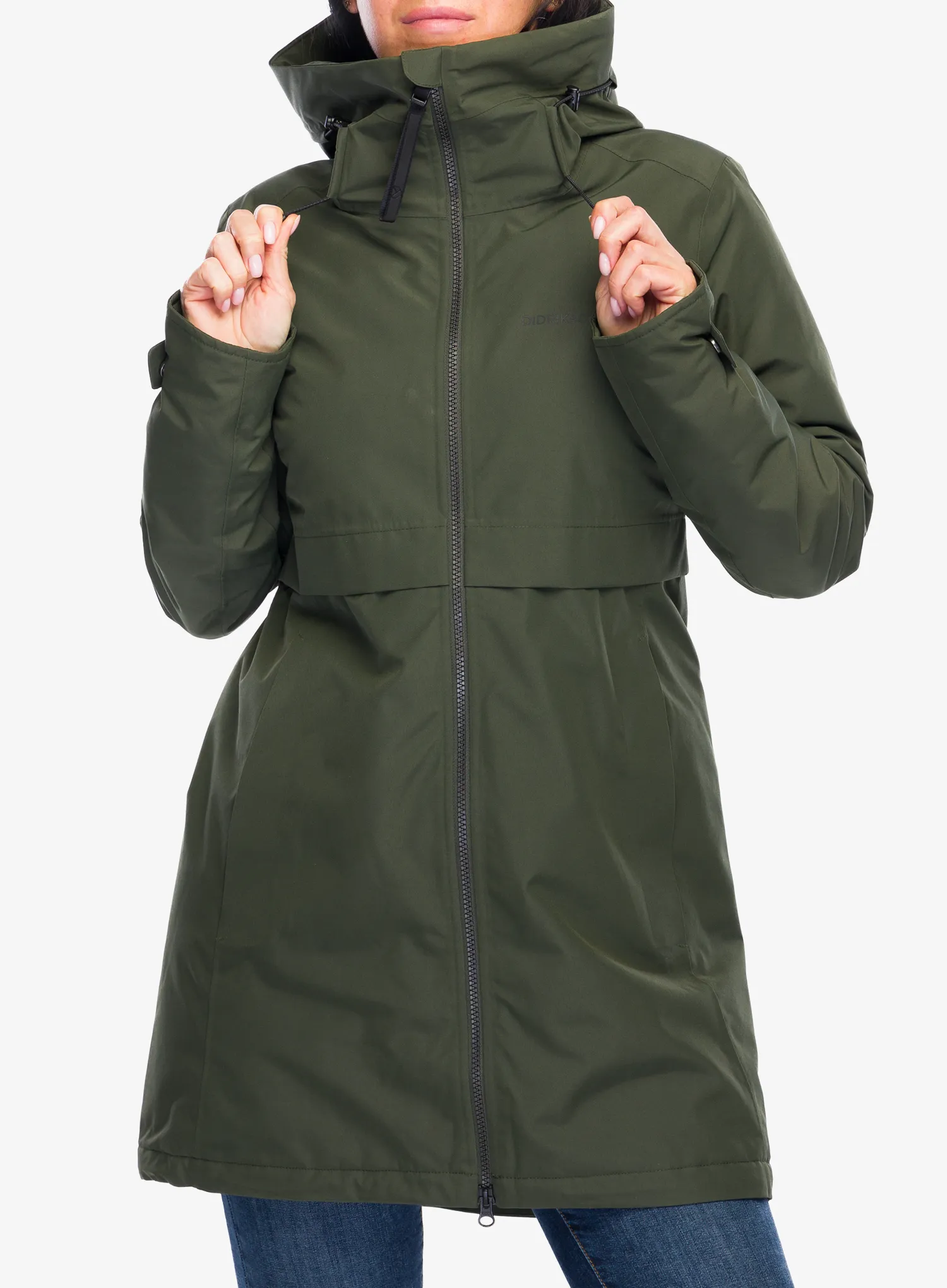 Dámsky kabát Didriksons Helle Parka 5 - deep green