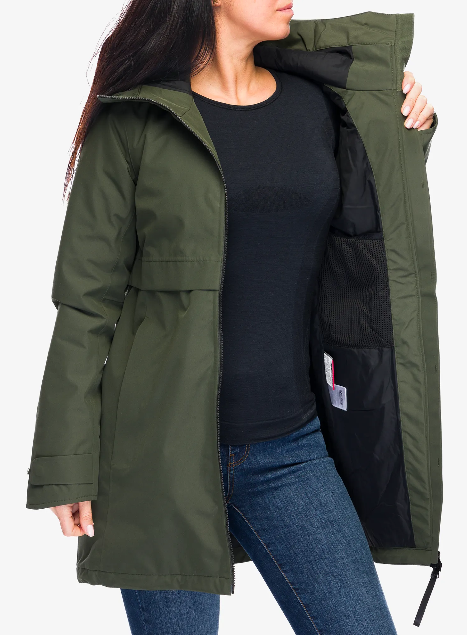 Dámsky kabát Didriksons Helle Parka 5 - deep green