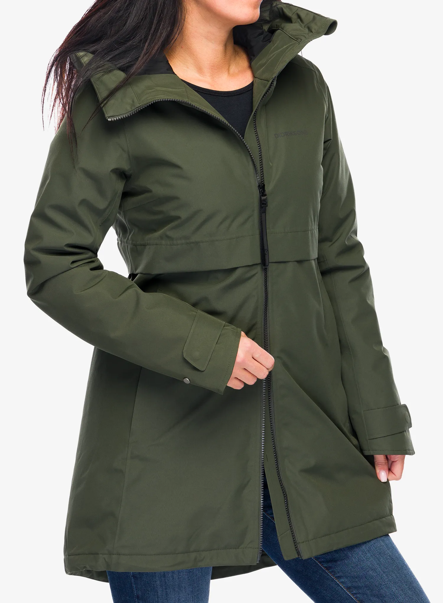 Dámsky kabát Didriksons Helle Parka 5 - deep green