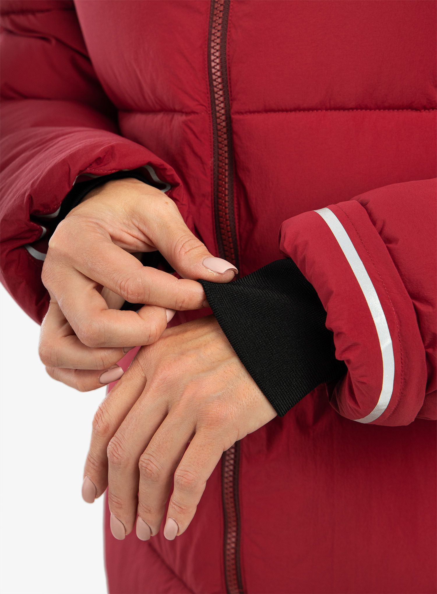 Dámsky kabát Didriksons Nomi Parka 2 - ruby red