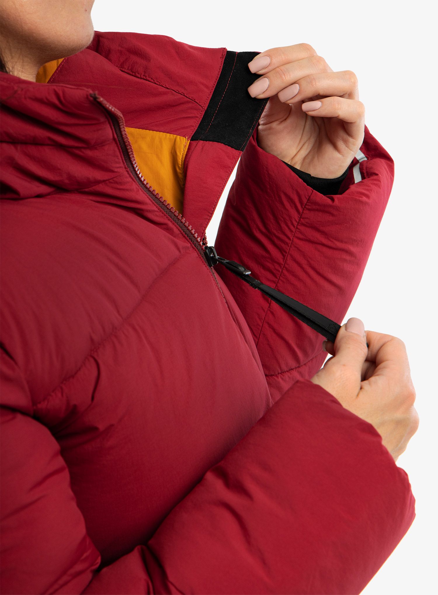 Dámsky kabát Didriksons Nomi Parka 2 - ruby red