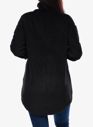 Flísová mikina dámska Didriksons Sally Full Zip 2 - black