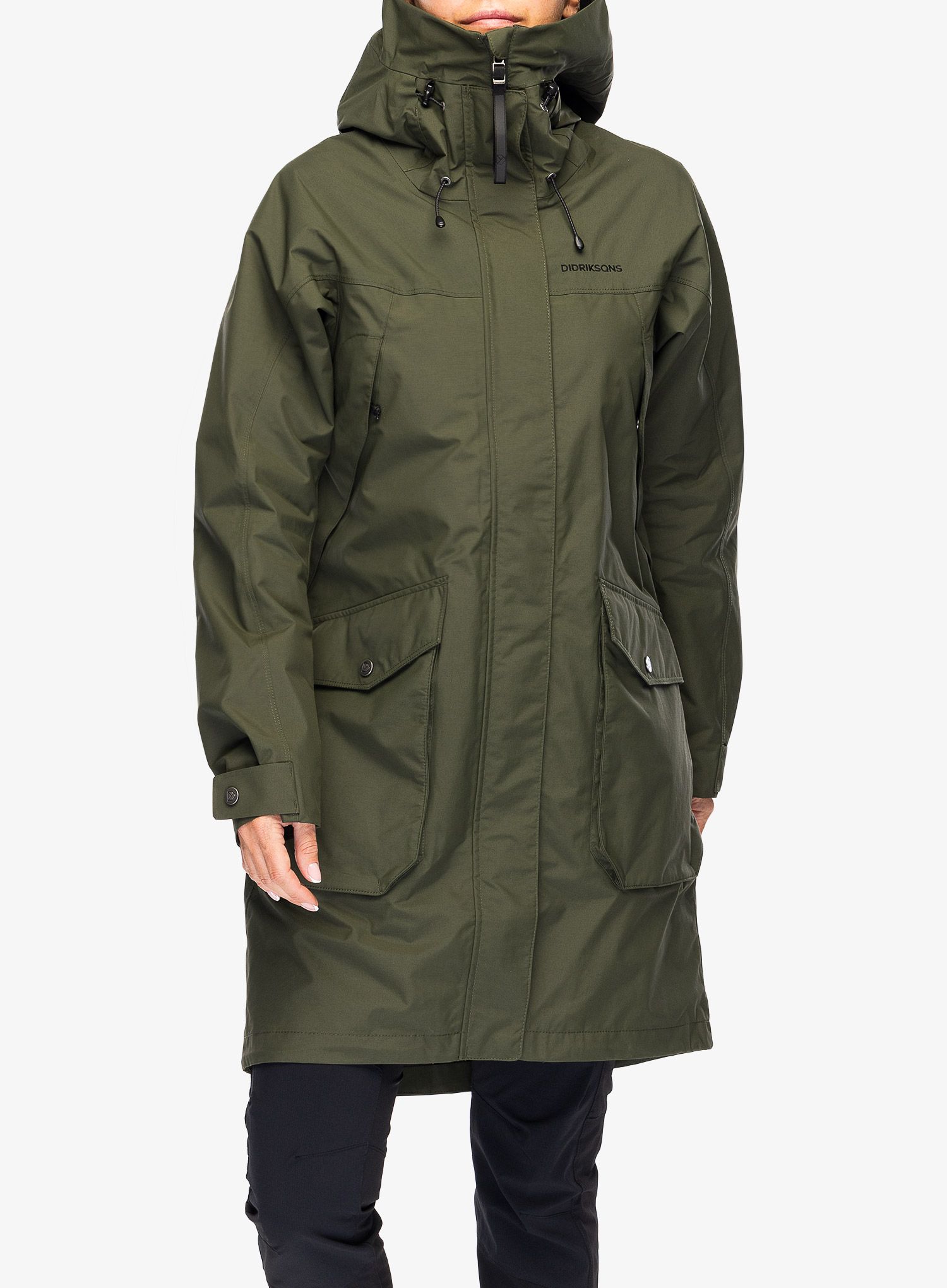 Dámsky kabát Didriksons Thelma Parka 10 - deep green