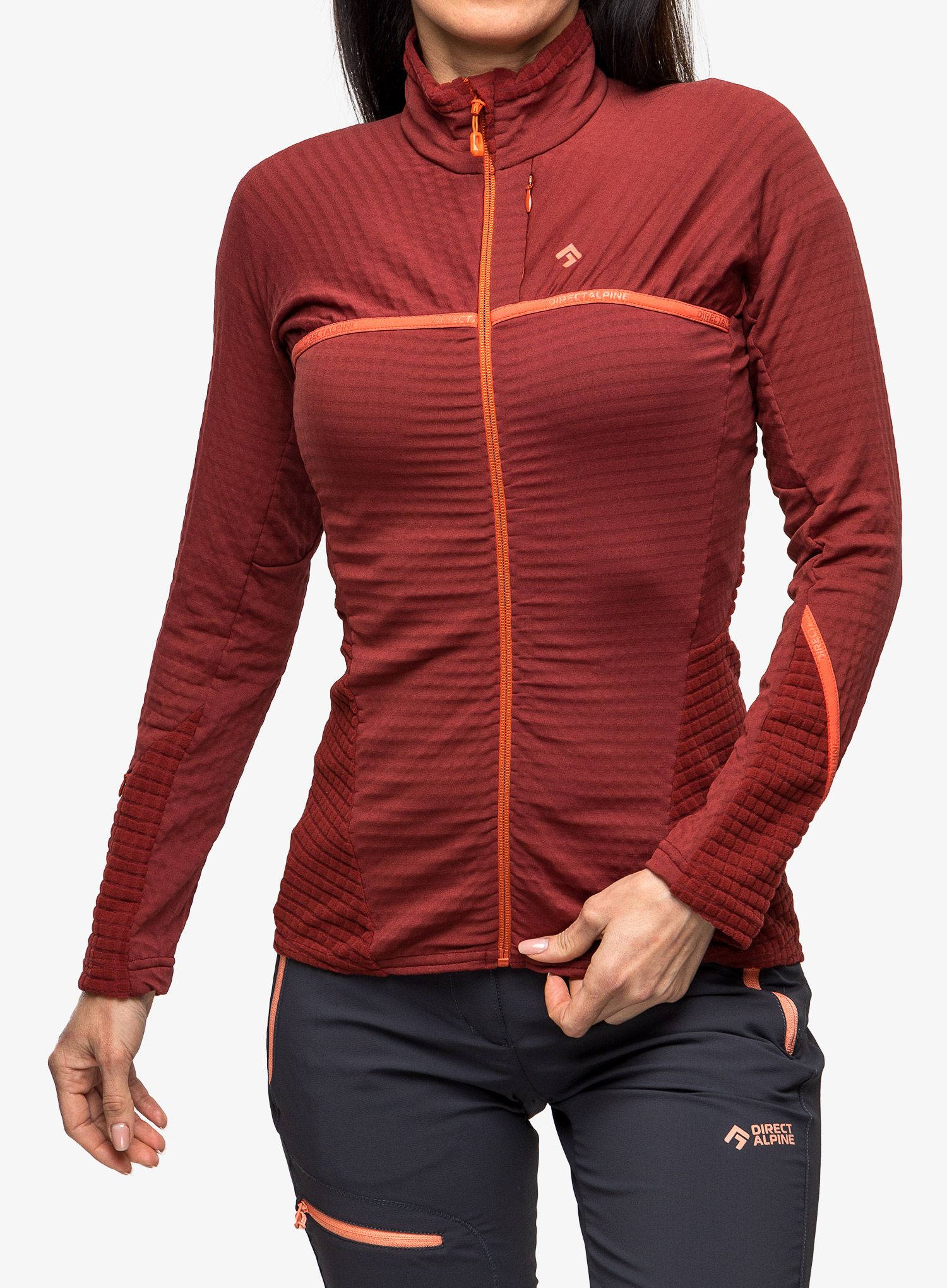 Dámska mikina na zips Direct Alpine Aura Light Lady - palisander