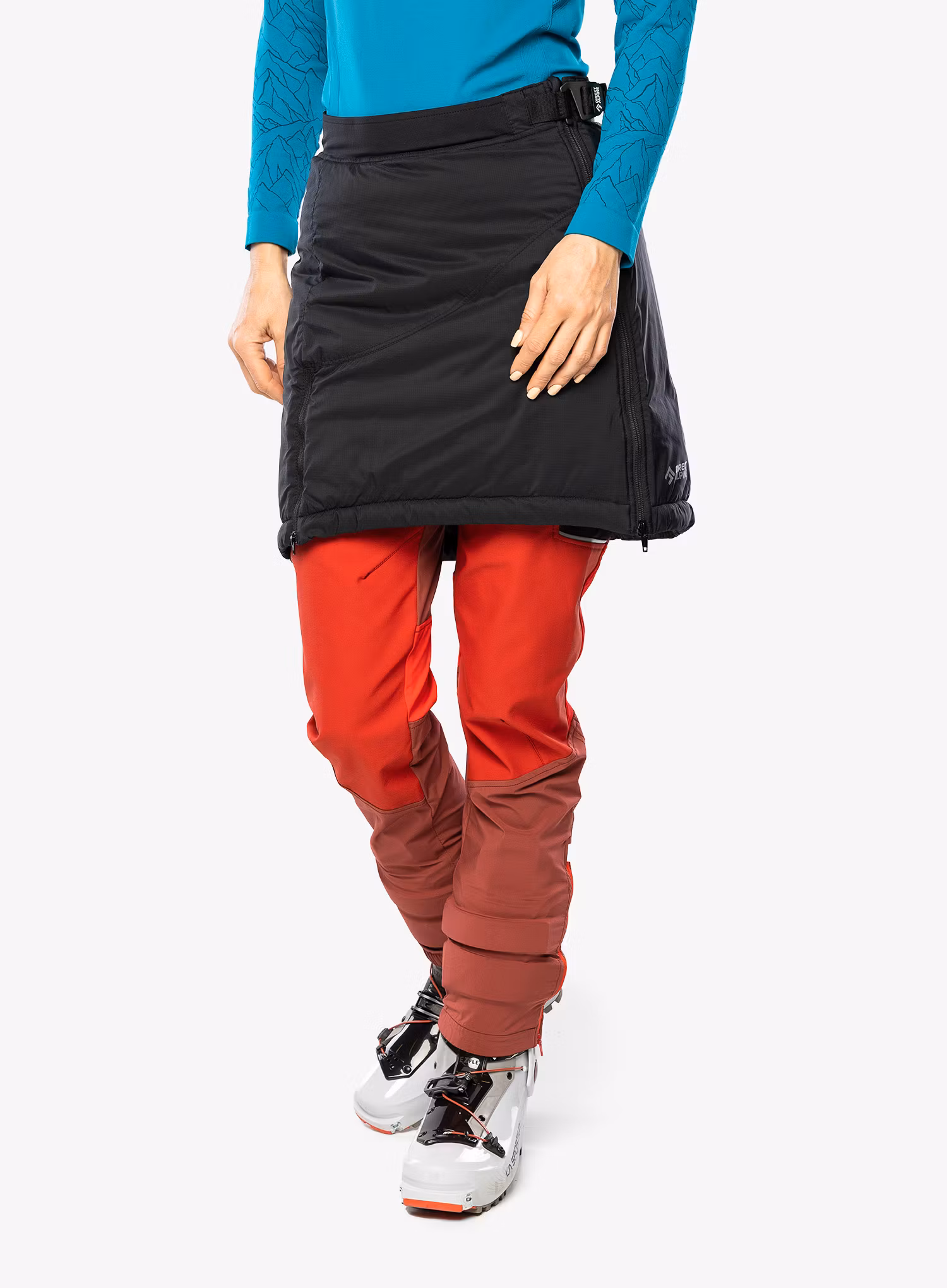 Zateplená sukňa Direct Alpine Betty Lady - black