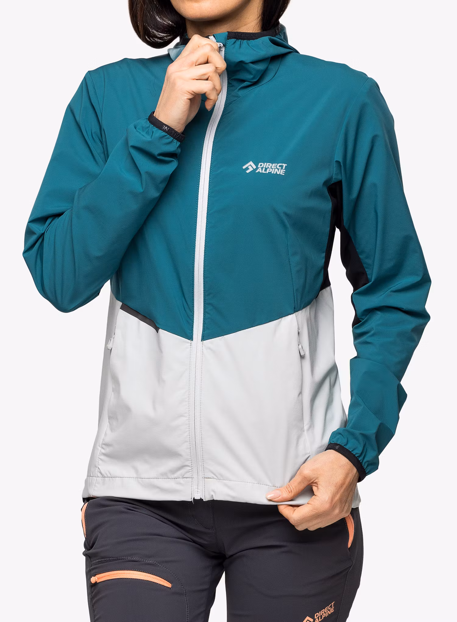 Softshellová bunda dámska Direct Alpine Brenta Lady - emerald/grey