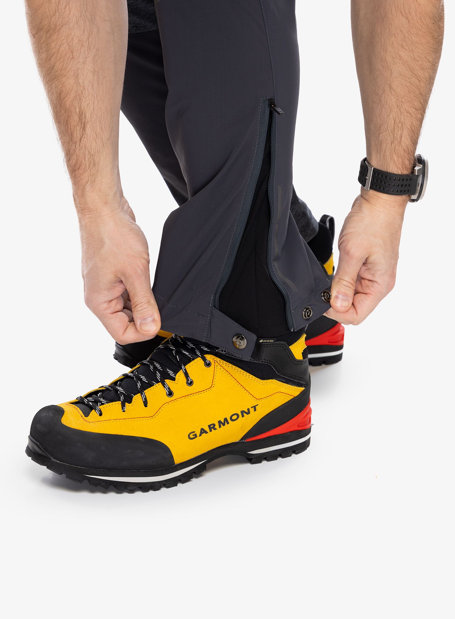 Trekingové nohavice Direct Alpine Cascade Top - anthracite/mango