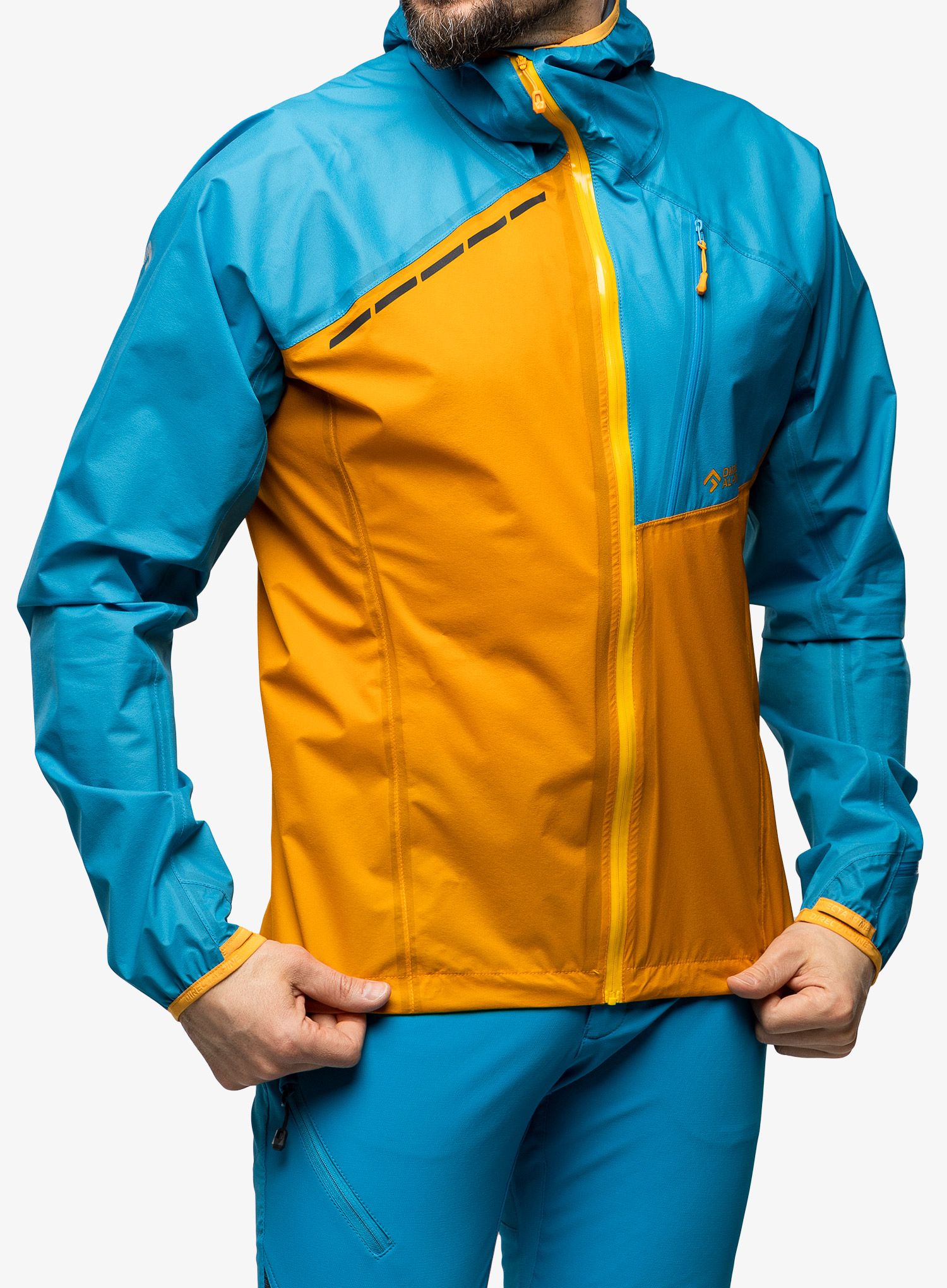 Nepremokavá bunda Direct Alpine Cyclone - mango/ocean