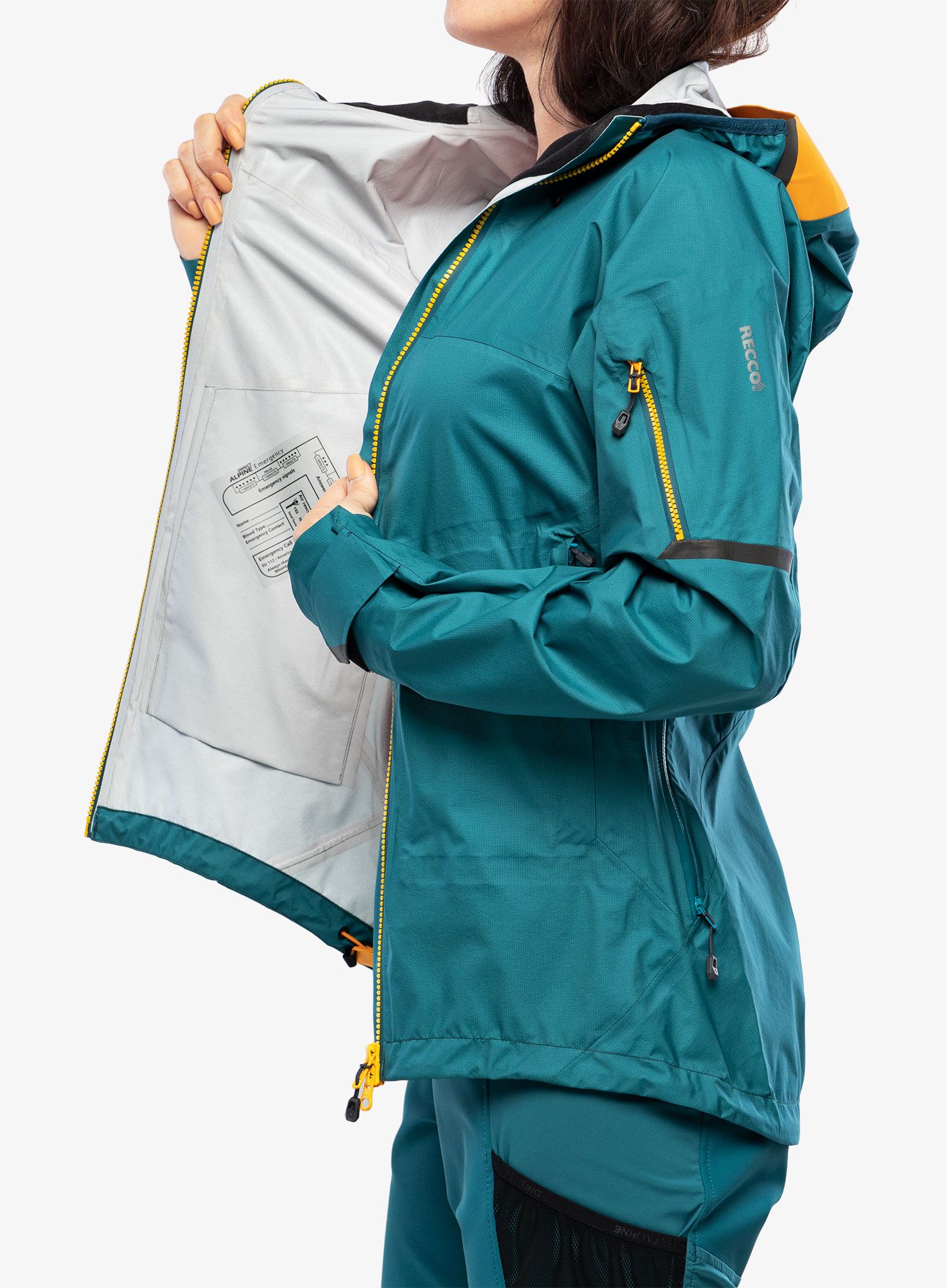 Bunda dámska Direct Alpine Guide Lady - emerald/mango