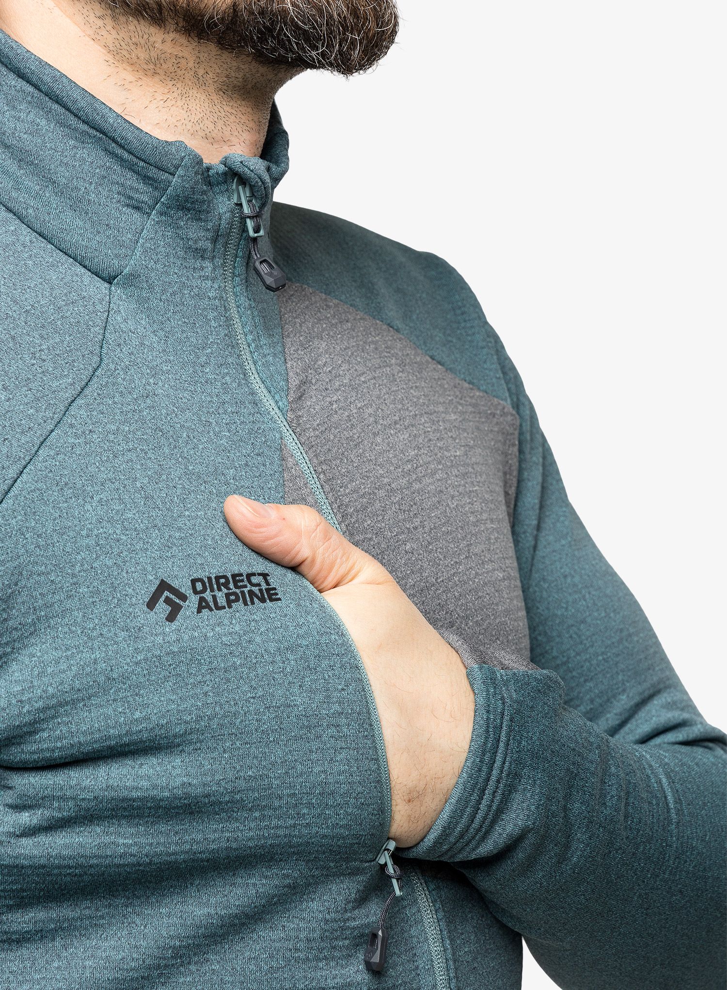 Mikina bez kapucne Direct Alpine Mallet - arctic