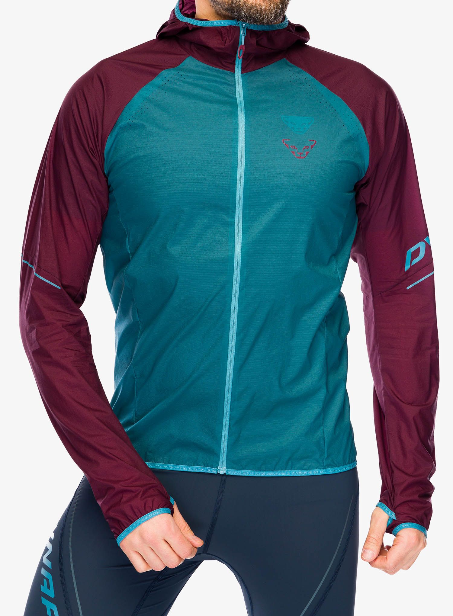 Bežecká bunda Dynafit Alpine Wind 2 Jacket - burgundy